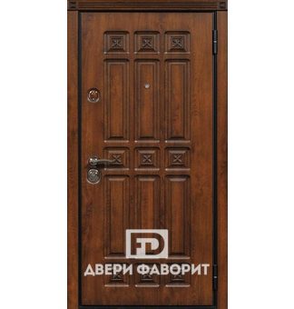 дверь металлическая уличная покрыта филенчатым мдф